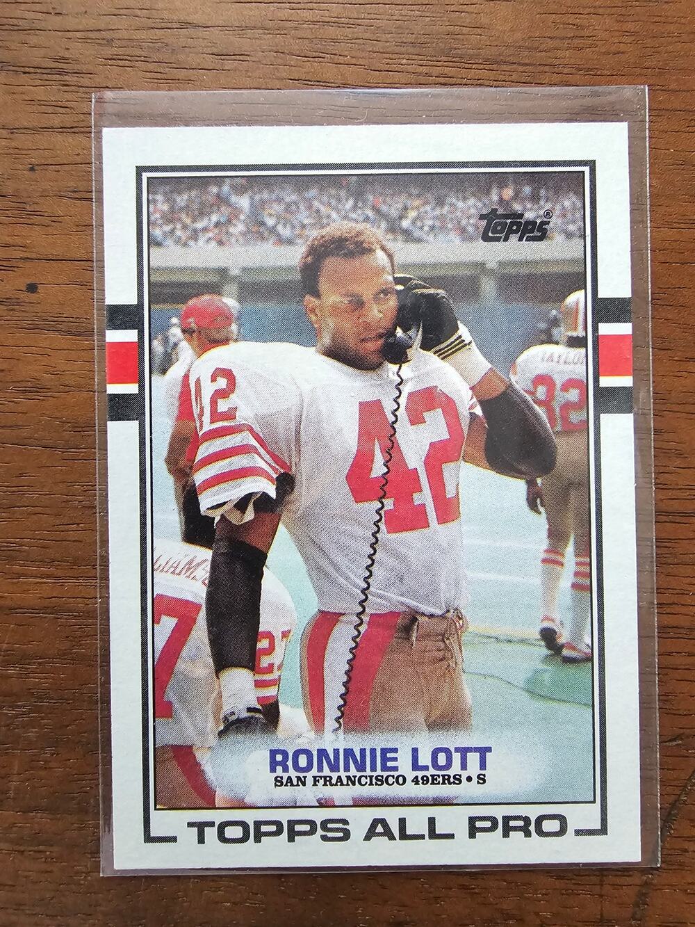 Ronnie Lott 1989 Topps #9 - San Francisco 49ers - NFL - Fresh Pull